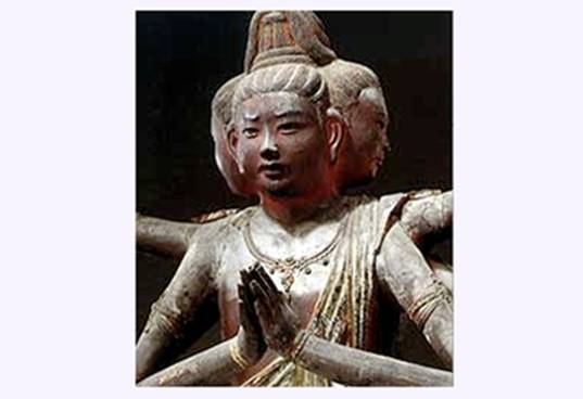 (fig.4) Manpuku,Statue of Ashura,Kofukuji-temple,Nara, 